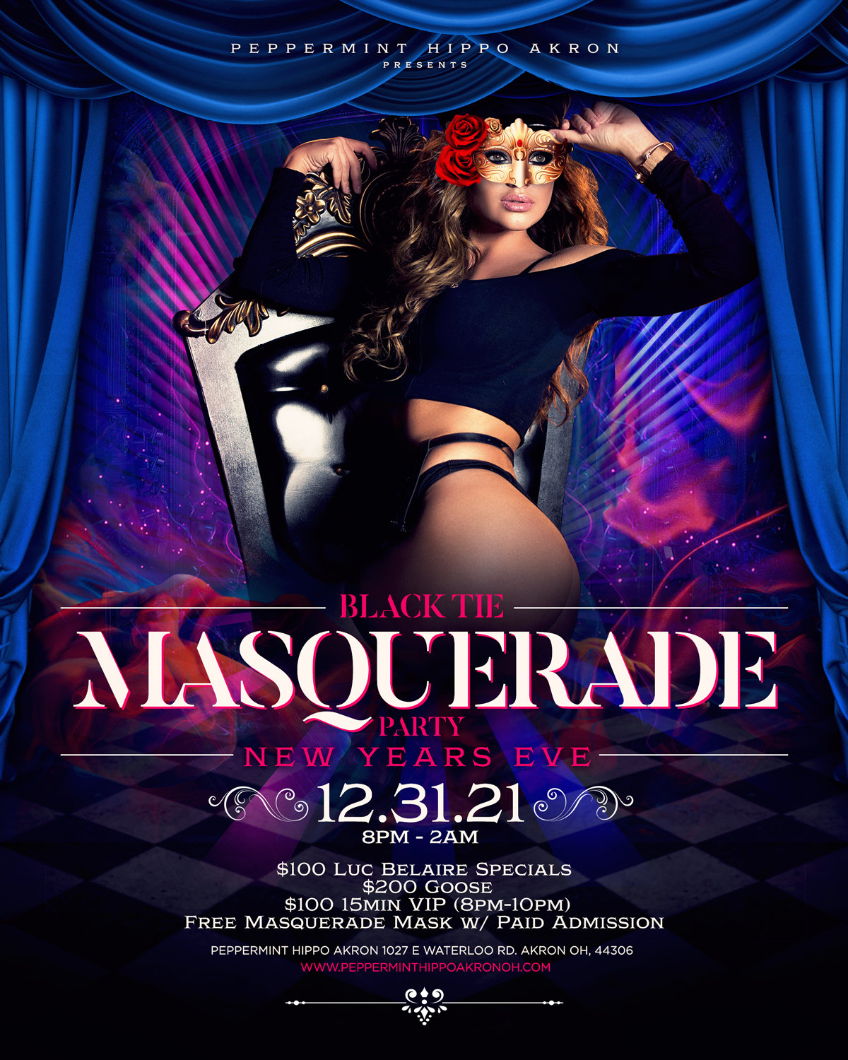 Black Tie Masquerade Party